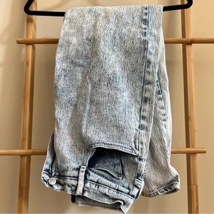 LA BLUES vintage 80s acid wash high waist jeans